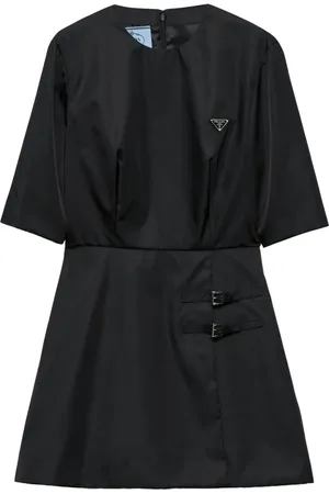 Prada Minikleid mit Triangel-Logo