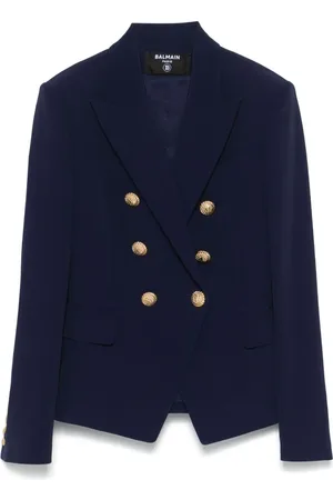 Balmain Krepp-Blazer