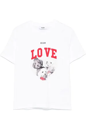 Msgm T-Shirt mit grafischem Print