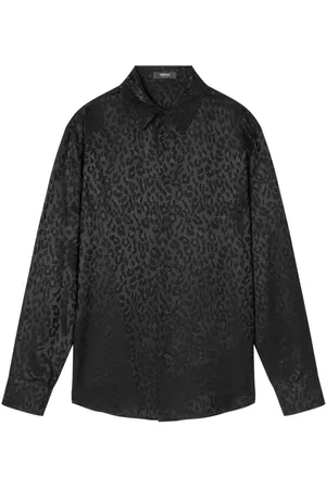 VERSACE Hemd mit Leoparden-Print
