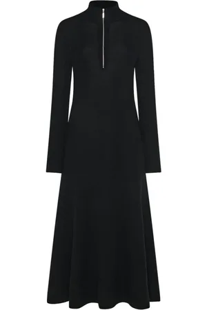 ROSETTA GETTY Geripptes Kleid mit Reißverschluss