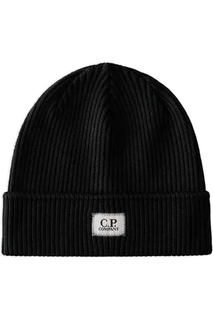 C.P. Company Beanie mit Logo-Patch