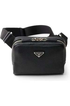 Prada Brique Schultertasche aus Saffiano-Leder