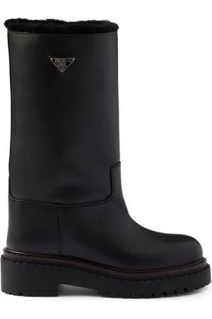 Prada Stiefel mit Shearling