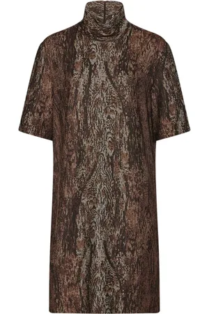 ROSETTA GETTY Kleid mit Stehkragen