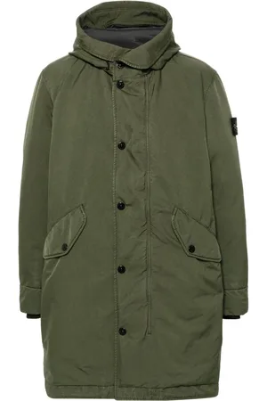 Stone Island Mantel mit Kompass-Patch