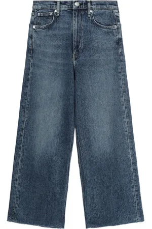 RAG&BONE Cropped-Jeans mit Logo-Patch