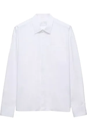 Prada Hemd mit Triangel-Logo