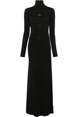 VERSACE Maxikleid mit Strass