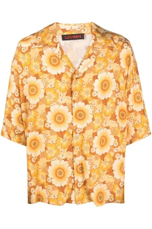 LU’U DAN Ecovero Hemd mit Blumen-Print