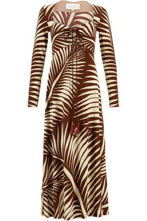 JOHANNA ORTIZ Eternam Tropical Midikleid