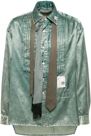 Maison Mihara Yasuhiro Hemd mit Logo-Patch