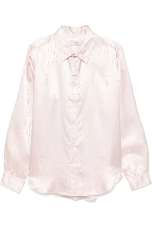 MARTINE ROSE Hemd mit Jacquardmuster