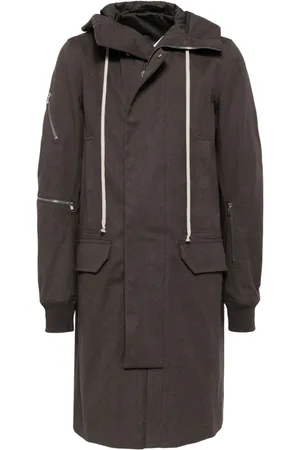 Rick Owens Mantel mit Kapuze