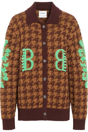 Barrie Cardigan mit Hahnentrittmuster