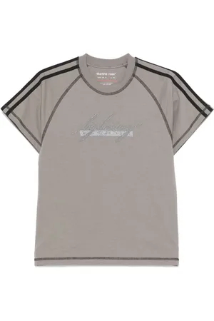 MARTINE ROSE Raglan Shrunken T-Shirt