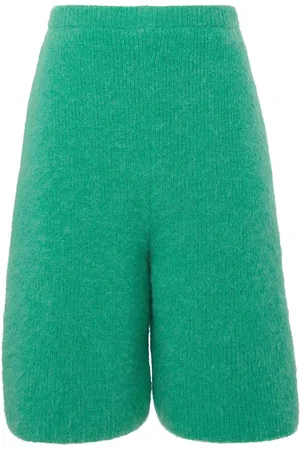 J.W.Anderson Gestrickte Bermudas mit Logo-Applikation