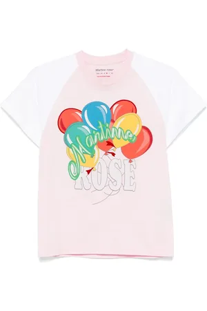 MARTINE ROSE Raglan Shrunken T-Shirt