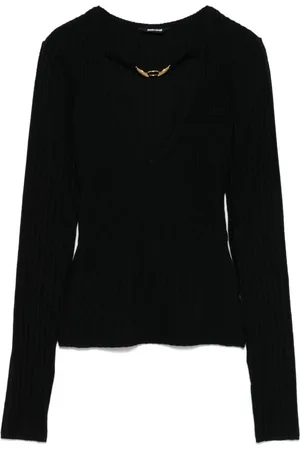 Roberto Cavalli Gerippter Strickpullover