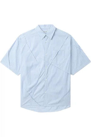 UNDERCOVER Gestreiftes Hemd mit Faltendetail