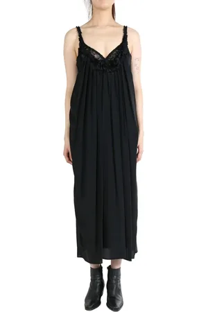 Simone Rocha Lace-up satin dress