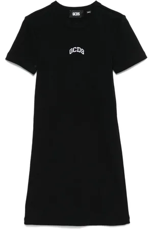 GCDS Minikleid mit Logo-Stickerei