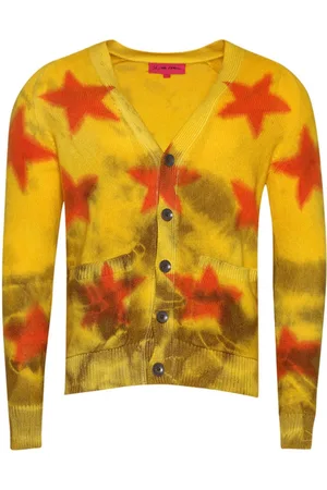 THE ELDER STATESMAN Star Cardigan mit Graffiti