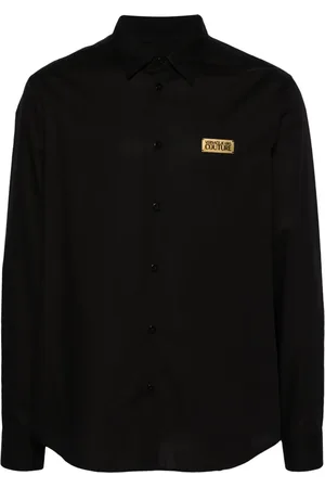 VERSACE Hemd mit Logo-Schild
