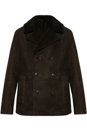 YVES SALOMON Doppelreihige Lederjacke