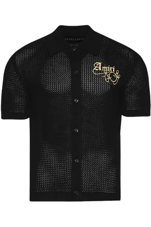 AMIRI Gehäkeltes Bowling-Poloshirt