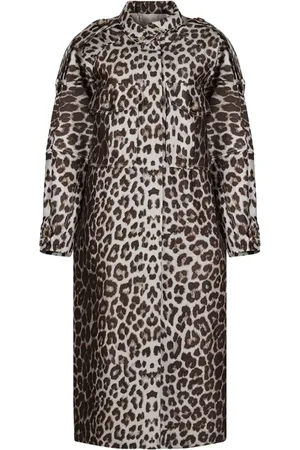 ZIMMERMANN Mantel mit Animal-Print