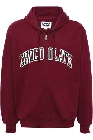 Chocoolate Kapuzenjacke mit Logo-Print