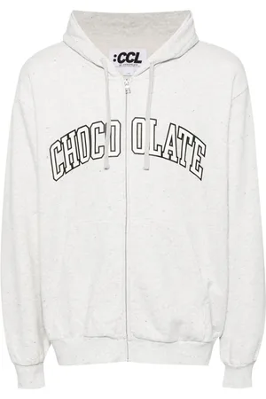 Chocoolate Kapuzenjacke mit Logo-Print