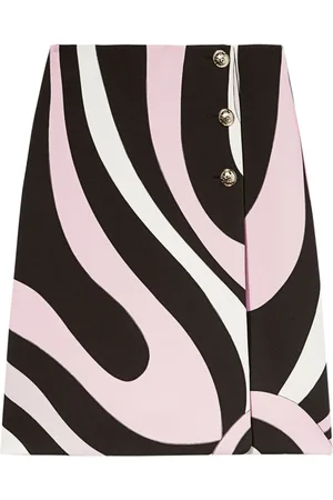 Puccini Midirock mit abstraktem Print
