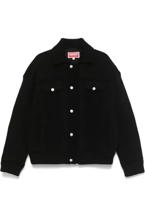 Kenzo Gestrickte Daunenjacke
