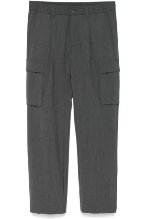 HERNO Tapered-Hose mit Bundfalten