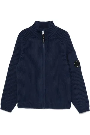 C.P. Company Cardigan mit Linsen-Detail