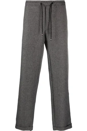 Tommy Hilfiger Karierte Hose mit Logo-Stickerei