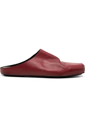 UMA WANG Slipper mit eckiger Kappe