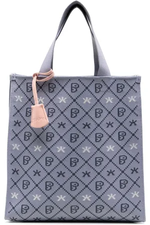BAPY Tote Bag mit Argyle-Muster