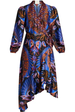 Farm Rio Asymmetrisches Midikleid