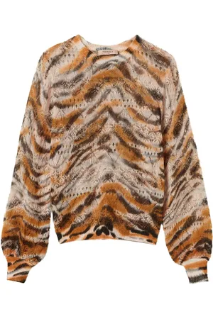 Twin-Set Pullover mit Animal-Print
