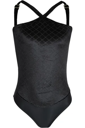 AMIR SLAMA Neckholder-Body aus Stretch