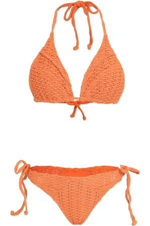 AMIR SLAMA Bikini mit Webmuster
