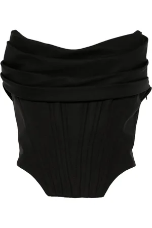 GIUSEPPE DI MORABITO Bustier mit Faltendetail