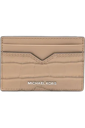 Michael Kors Kartenetui mit Kroko-Optik