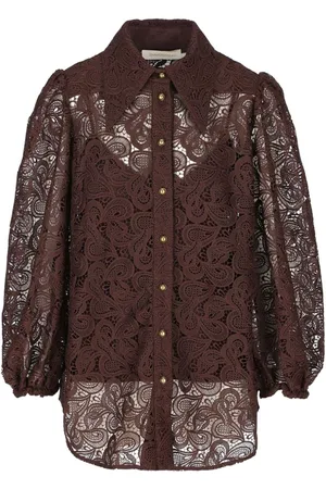 ZIMMERMANN Illustration Lace Bluse