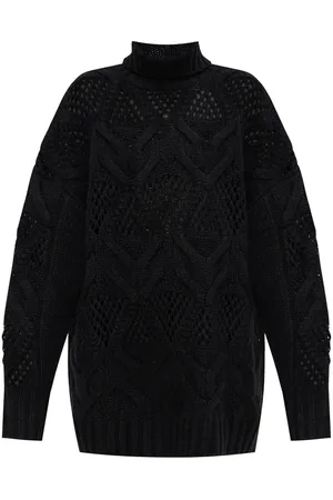 Sportmax Oversized-Pullover mit Rautenmuster