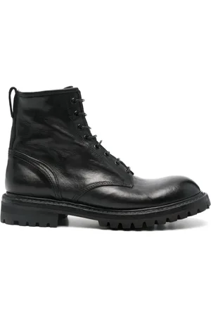 Premiata Bikerstiefel mit Schnürung