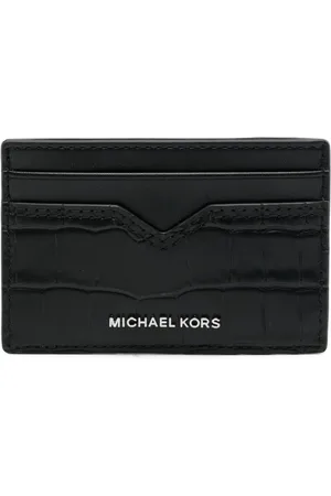 Michael Kors Kartenetui mit Kroko-Optik